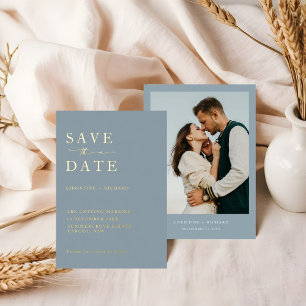 Minimalist Modern Wedding Save the Date 