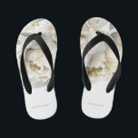Minimalist Modern White Peonie Floral Watercolor Kid's Jandals<br><div class="desc">minimalist modern white peonie watercolor floral design is the perfect bridal shower favors for guests. Wow your bridesmaids and friends with the perfect bachelorette gift ideas. The pretty flowers are cute, feminine and modern and are the perfect matching gift for all your bridal shower guests. Whether you're planning the perfect...</div>