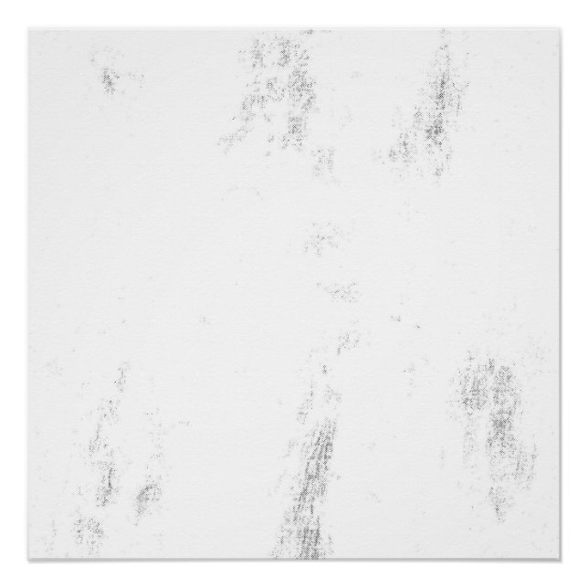 Minimalist Monochrome Grunge Texture Poster (Front)