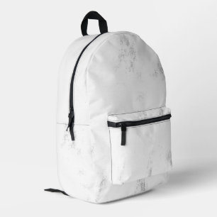Minimalist Monochrome Grunge Texture Printed Backpack