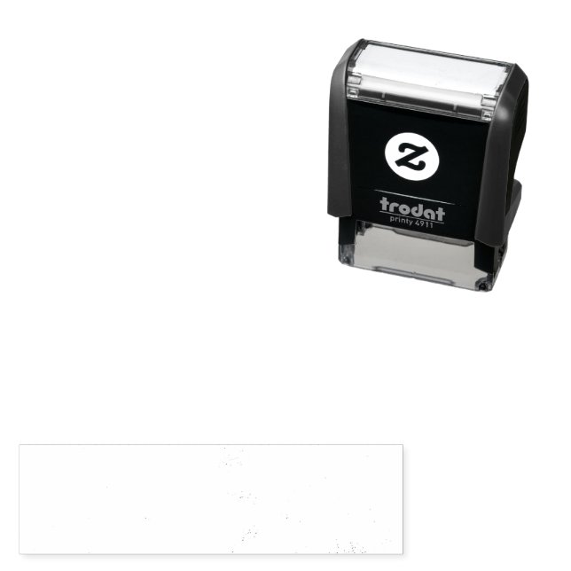 Minimalist Monochrome Grunge Texture Self-inking Stamp (In Situ)