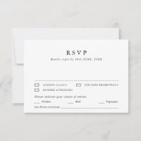 Minimalist Monogram Calligraphy Crest Meal Choice