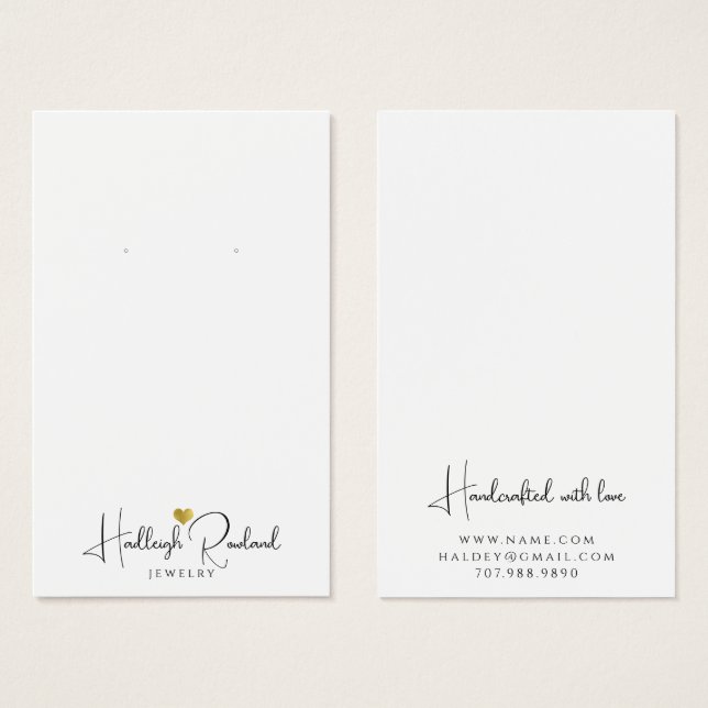 Minimalist Monogram Handcrafted Jewellery  (Front & Back)