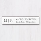 Minimalist Monogram or Add Logo Business