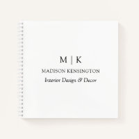 Minimalist Monogram or Add Logo Business Square