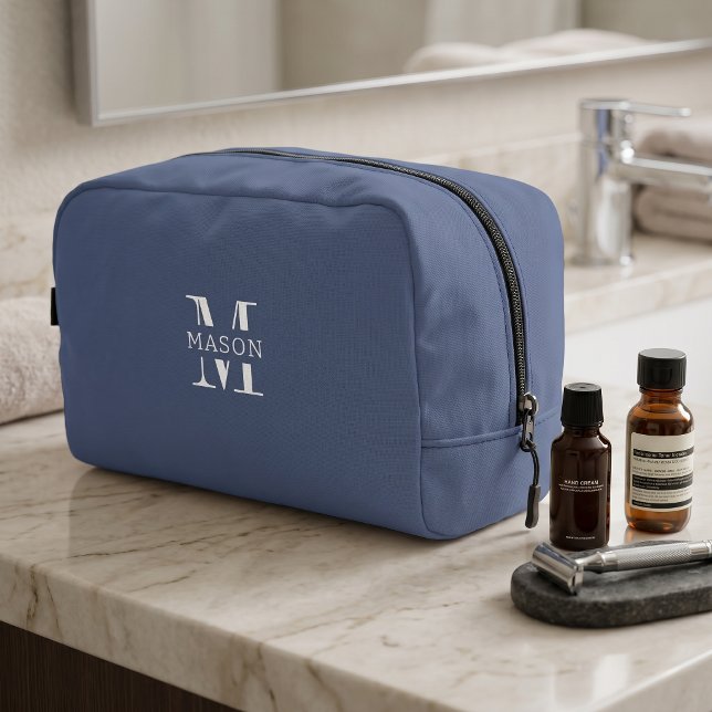 Minimalist Monogram Personalised Dopp Kit (Creator Uploaded)
