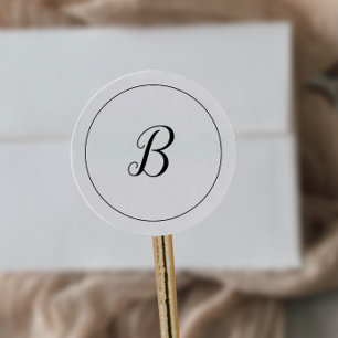 Minimalist Monogram Wedding Envelope Seals