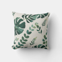 Minimalist Monstera and Greenery Pattern - Modern 