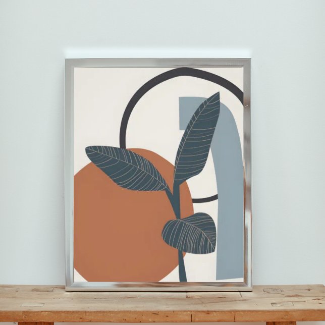 Minimalist Monstera Leaf Art Print (Creator Uploaded)