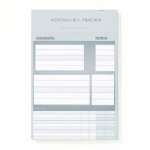 Minimalist Monthly Bill Tracker Sticker | Budget 