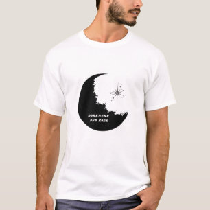 Minimalist Moon Phases T-Shirt Cosmic Night Sky