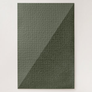 Minimalist Moss Green Angle Puzzle