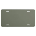 Minimalist Moss Green License Plate – Customisable