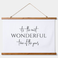 Minimalist Most Wonderful Time of the Year Holiday