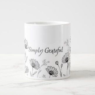 Minimalist Mother’s Day Modern Gift for Mom Large Coffee Mug