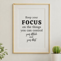 Minimalist Motivational Typography