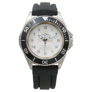Minimalist Motivational Wrist Watch