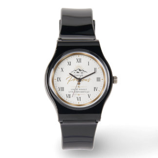 Minimalist Motivational Wrist Watch