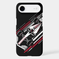 Minimalist Motorsport Formula Race Car Speed Lines