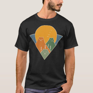 MINIMALIST MOUNTAIN CATS T-Shirt