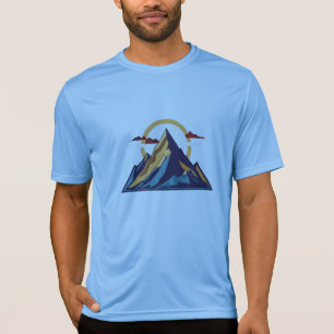 Minimalist Mountain Peak – Symbol of Achievement T-Shirt