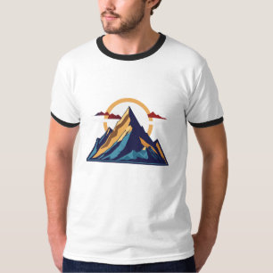Minimalist Mountain Peak – Symbol of Achievement T-Shirt