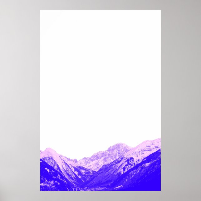Minimalist Mountain Poster (Front)