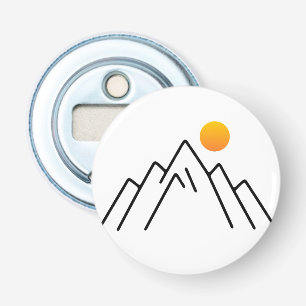 Minimalist Mountains: A Nature-Inspired Design Bottle Opener