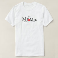 Minimalist Mr and Mrs Since Year Custom