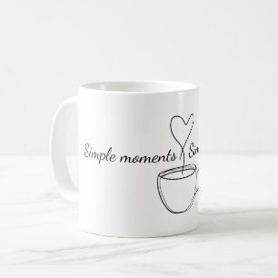 ☕ Minimalist Mug for Cozy Souls 💭❤️