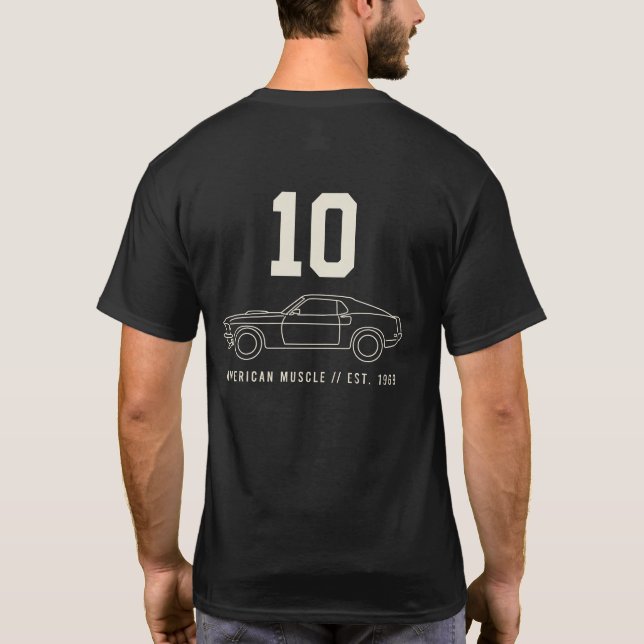 Minimalist Muscle No 10 Blockcore T-Shirt (Back)
