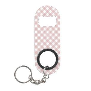 Minimalist Muted Pink Shade Plaid Pattern