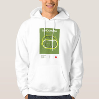 Minimalist Nakayama Horse Racing Print Hoodie