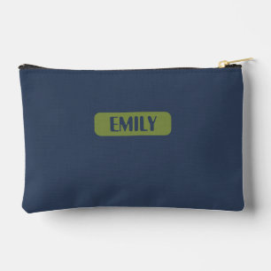 Minimalist Name Pencil Case Accessory Pouch