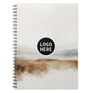 Minimalist Natural Watercolor Abstract Pattern  Notebook