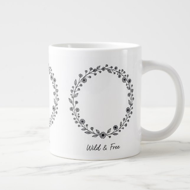 Minimalist Nature Lover Coffee Cup (Right)