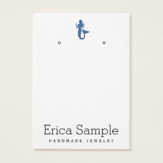 Minimalist Navy Blue Mermaid Jewellery Display