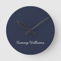 Minimalist Navy Blue Professional Simple