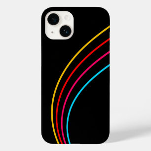 Minimalist Neon Stripes Case-Mate iPhone 14 Case