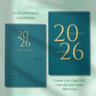 Minimalist Neutral Tones Wall Calendar