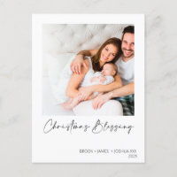 Minimalist New Born Christmas Blessings Christmas 