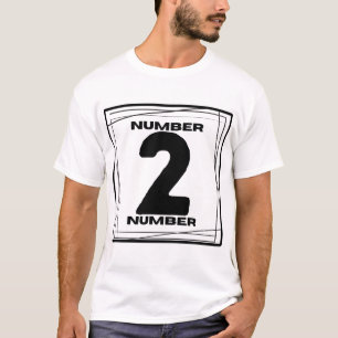 Minimalist Number 2 T-Shirt