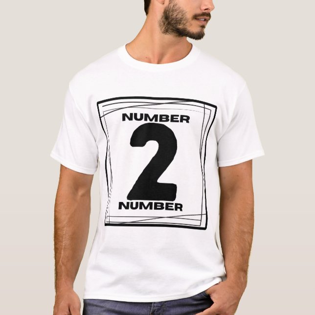 Minimalist Number 2 T-Shirt (Front)