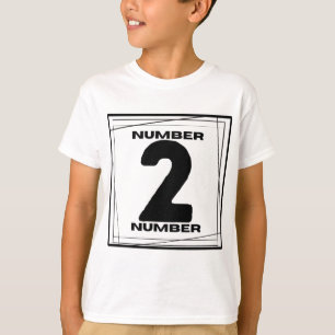 Minimalist Number 2 T-Shirt