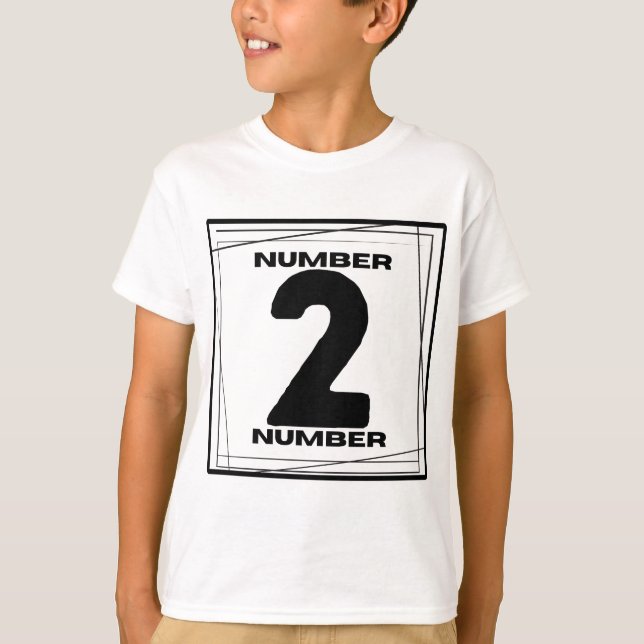 Minimalist Number 2 T-Shirt (Front)