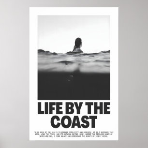 Minimalist Ocean Photography Print Serene Coastal