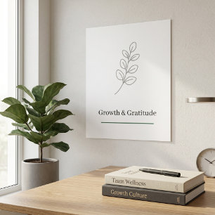 Minimalist Office Art for Corporate Appreciation Poster
