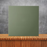 Minimalist Olive Green Plain Solid Colour  Tile<br><div class="desc">Minimalist Olive Green Plain Solid Colour</div>