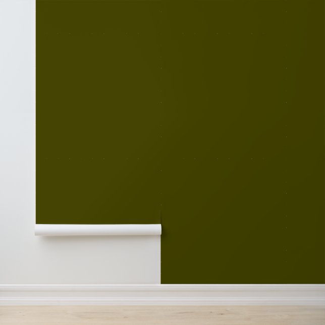 Minimalist olive moss green solid plain elegant wallpaper (Application)
