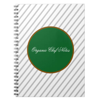 Minimalist Organic Chef Spiral Notebook